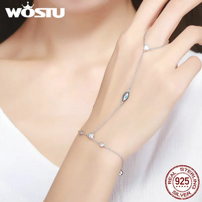 Женский браслет глаз дьявола из серебра 100% пробы|bracelets for|bracelets for womeneye bracelet |