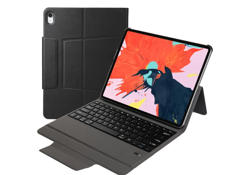 Чехол с клавиатурой witsp@ d для iPad pro 1" 12,9", Чехол «Все-в-одном», беспроводной чехол с клавиатурой Bluetooth и держателем для карандашей iPad и зарядкой