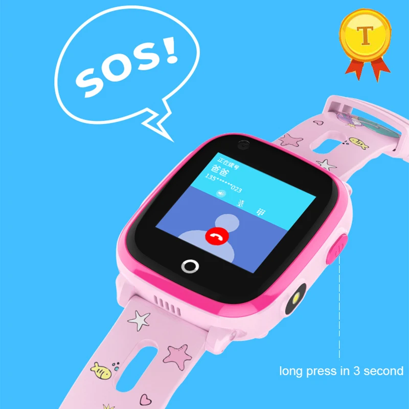 

2019 best Touch Screen GPS+WIFI+LBS+AGPS positioning student Smart Watch with hd Camera 4G GPS smartwatch kids one button sos