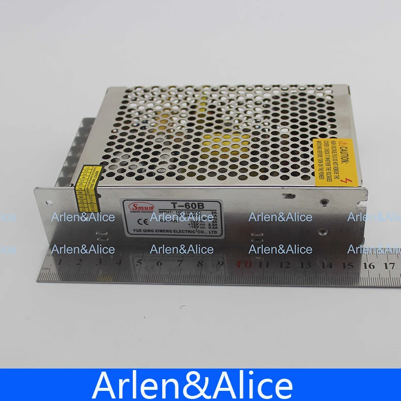 60 Вт тройной выход 5 в 12 В импульсный источник питания smps AC DC|supply controller|supply supportsmps