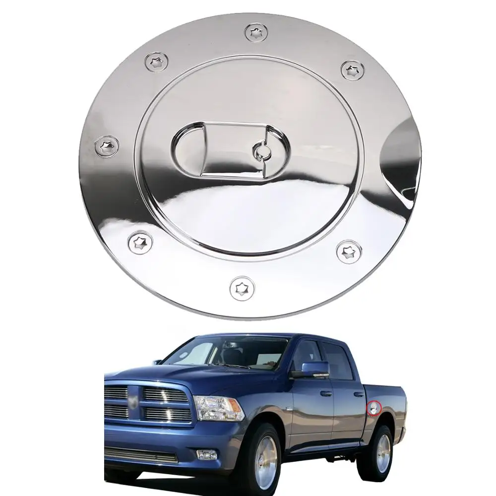 Хромированная Крышка для топливного бака крышка газовой двери Dodge Ram 1500 2500 3500 2009