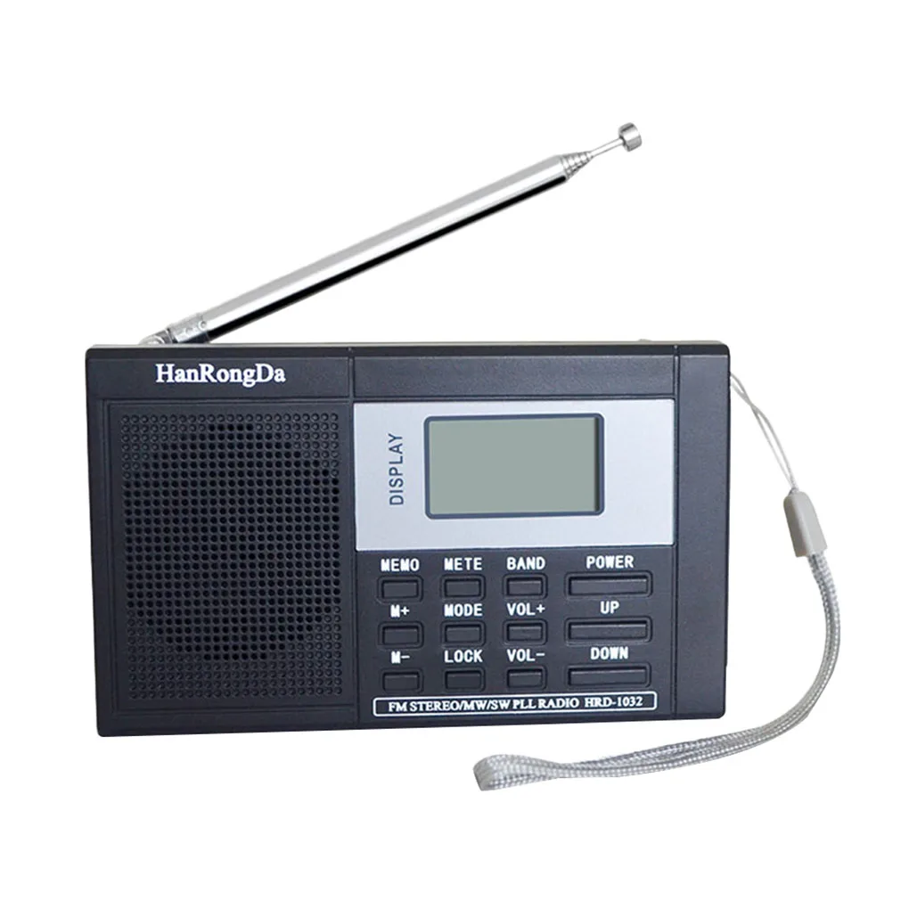 Портативный Полнодиапазонный цифровой тюнер мультиполосный стерео MW/AM/FM/SW