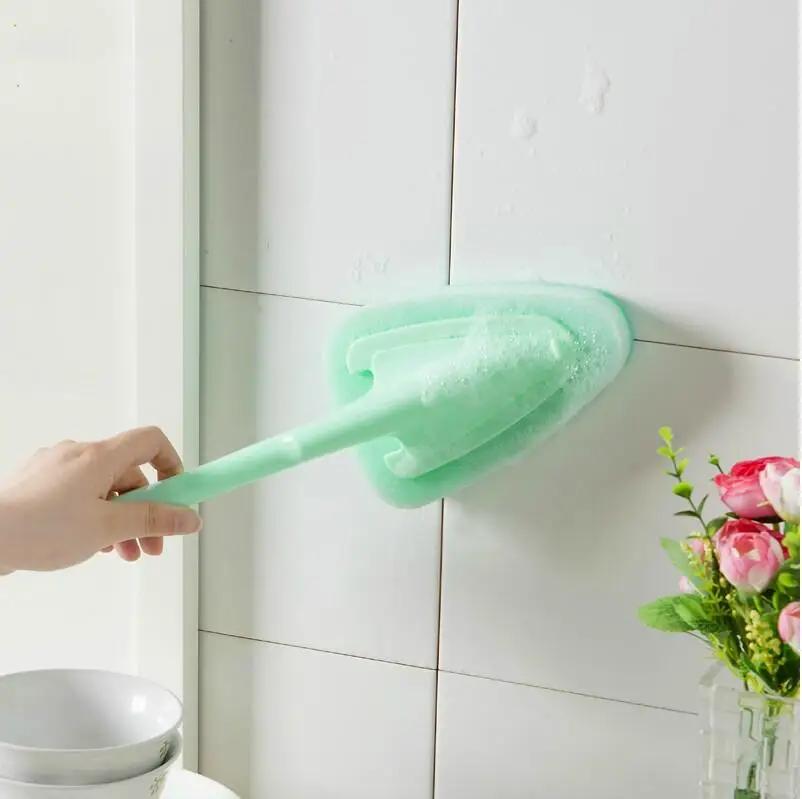 Губка для ванной и туалета съемная щетка раковины ванны очистки кухонной плитки