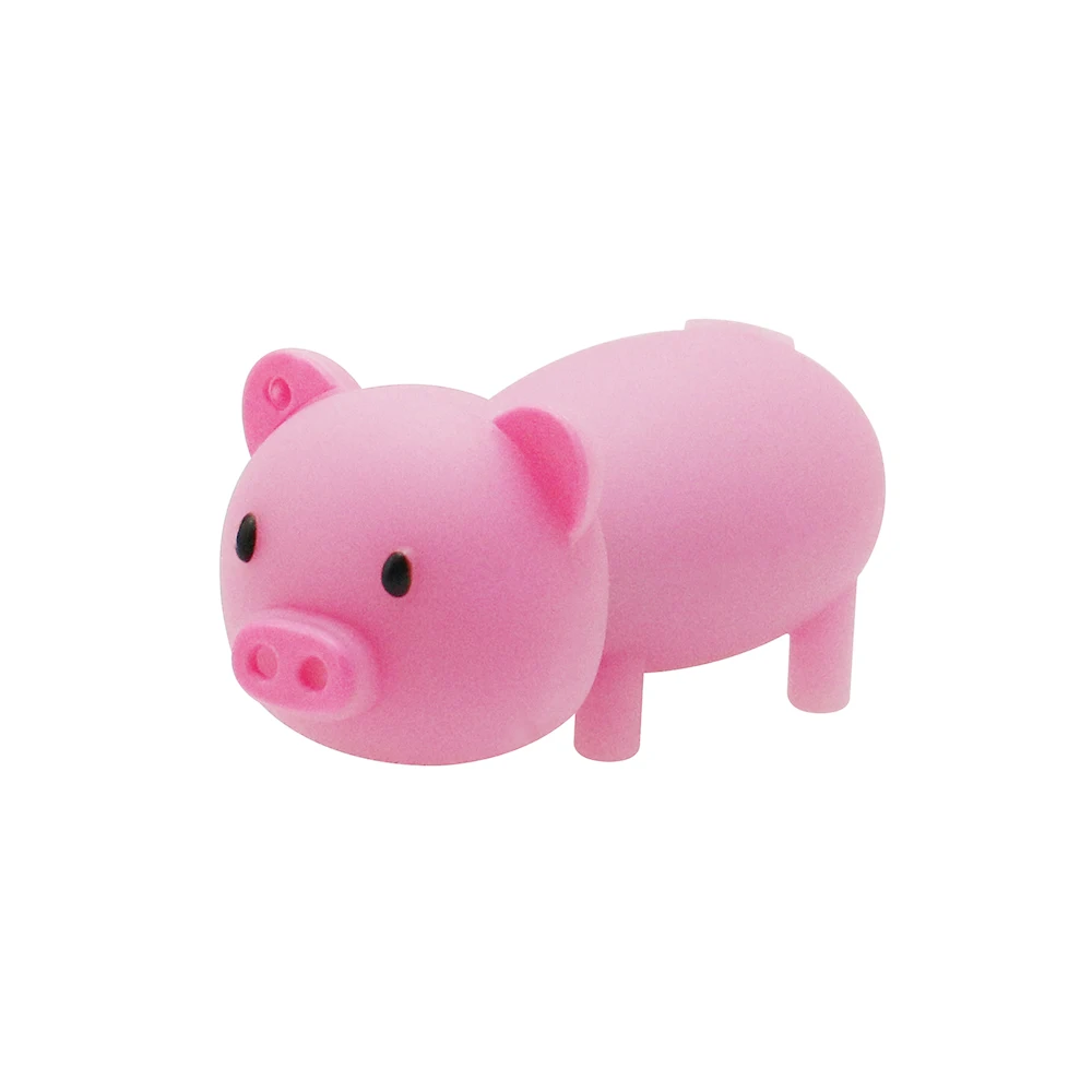 Флеш-накопитель Prive Cartoon Pink Pig, 4 ГБ, 8 ГБ, 16 ГБ, 32 ГБ, 64 ГБ, Usb флеш-накопитель, USB 2,0, флеш-карта памяти, 128 ГБ, диск на ключ, подарок