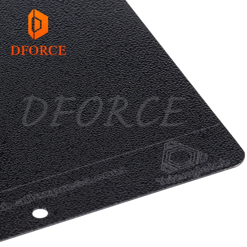 

DFORCE 241 x 252 Double sided Textured PEI Spring Steel Sheet Powder Coated PEI Build Plate for Prusa i3 MK2.5S mk3 MK3S