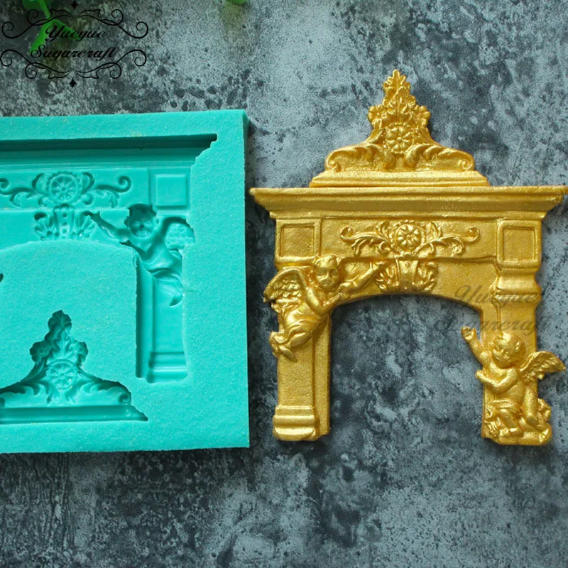 Yueyue Sugarcraft угловая силиконовая форма для украшения торта инструменты confeitaria moldes de