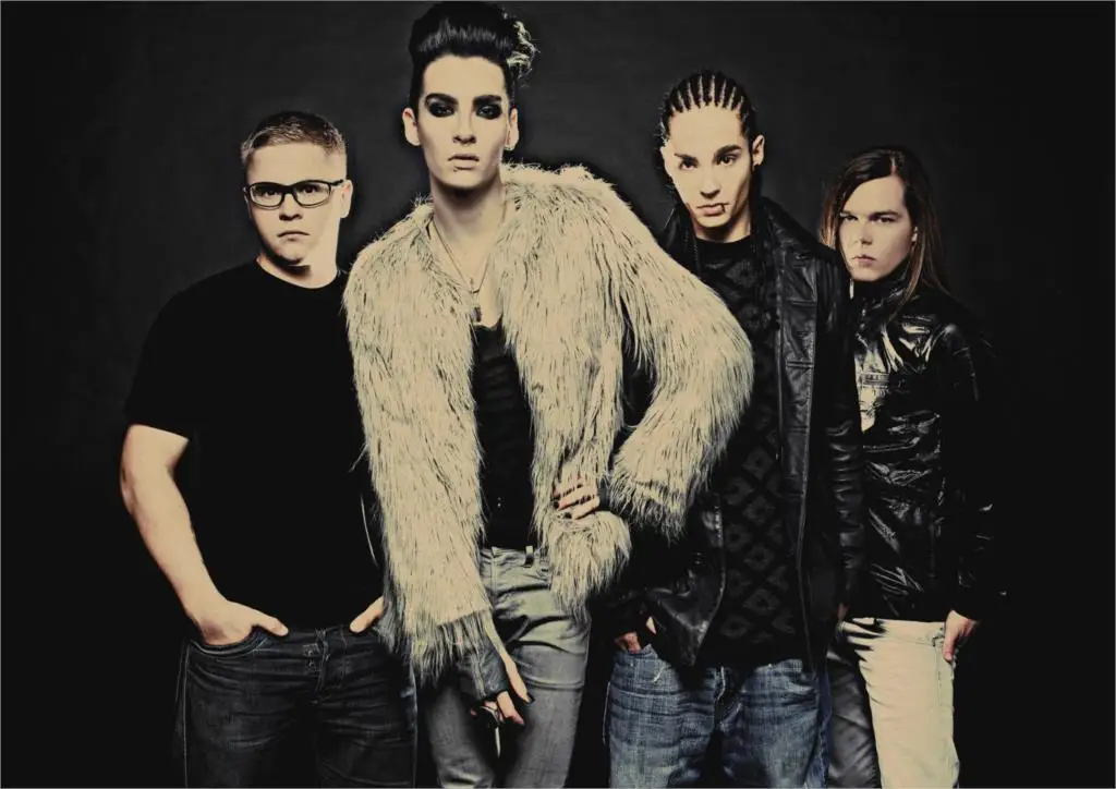 Ностальгический ROCK Германия Tokio Hotel с фото группы старая бумага плакат армия