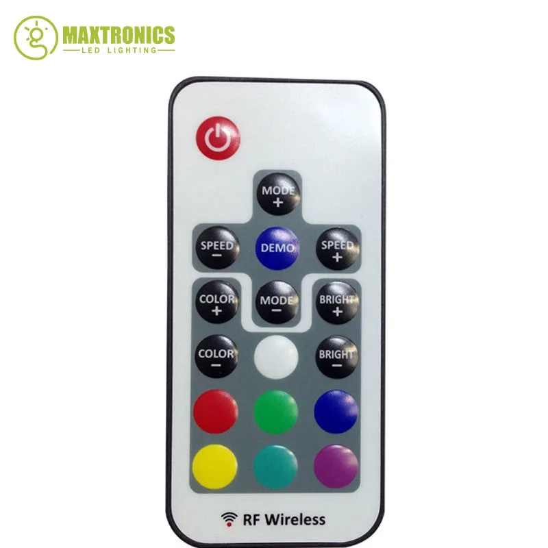 DC 5в 24в 12A 17key мини RF беспроводная RGB светодиодная лента пульт дистанционного