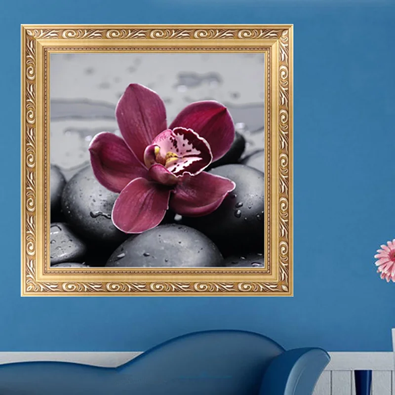 DIY 5D Алмаз Вышивка Живопись Вышивки Крестом Мозаика Цветок Завод Home Decor|painting cross
