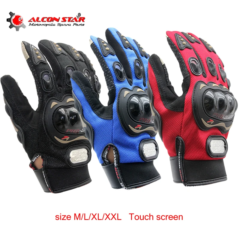 Alconstar M L XL XXL полнопальцевые мотоциклетные перчатки с сенсорным экраном для езды