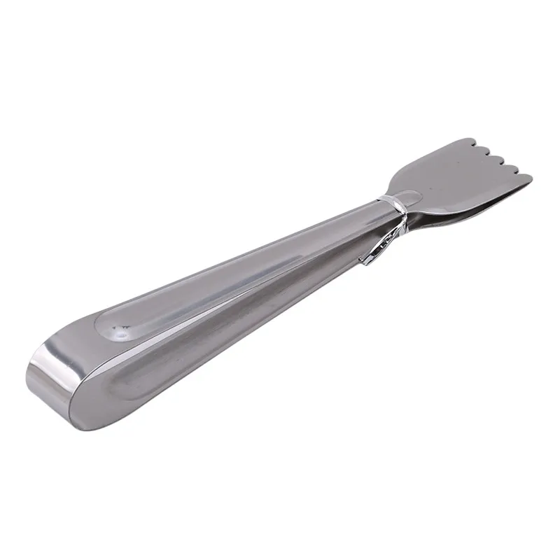 Фото Stainless Steel Food Tongs Kitchen Utensils Salad Fruit Cooking Food Tongs Serving Kitchen Cooking Barbecue Tools №4