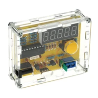 diy meter frequency counter tester digital crystal counter meter oscillator tester with transparent case 1hz50mhz