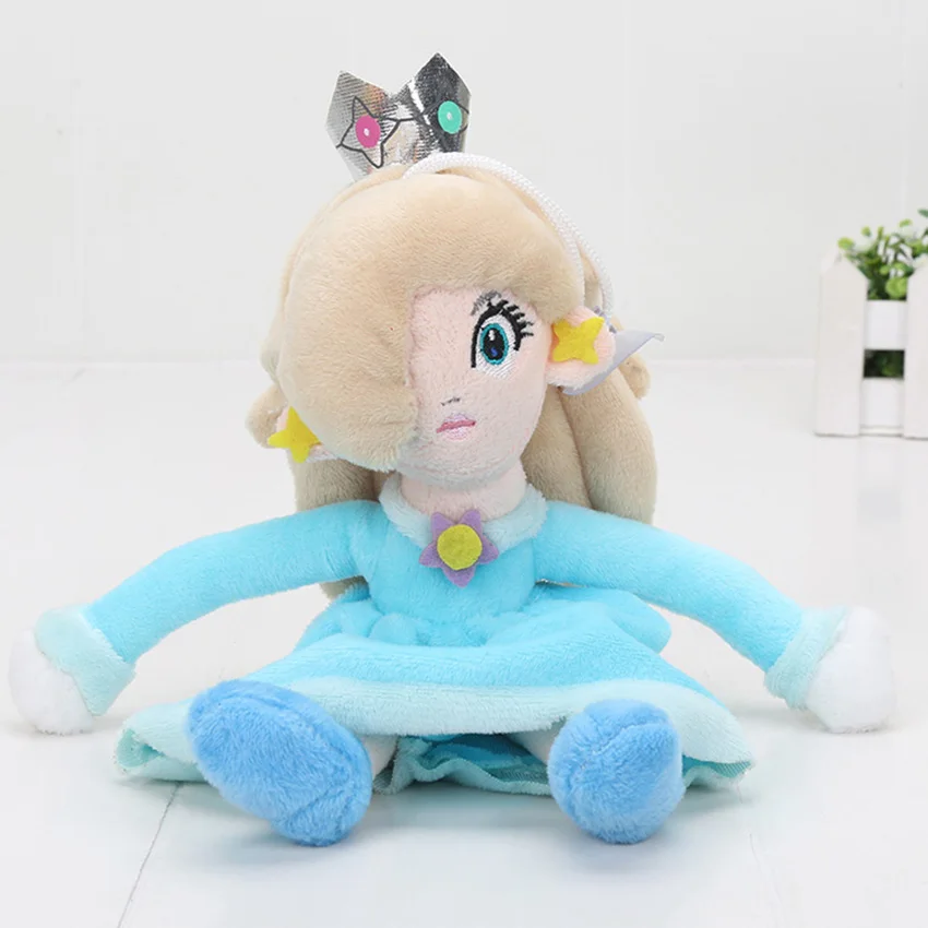 20cm Rosalina 20 см аниме мультфильм Super Mario Bros Принцесса Персик Дейзи розалина мягкая плюшевая игрушка милые мягкие животные куклы игрушки подарки - Цвет: 20cm Rosalina