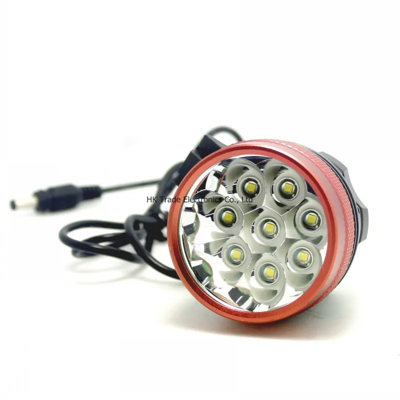 Головсветильник светодиодный фонарь 12000 лм 8xCREE XM L T6 Головной 8T6 велосипедный