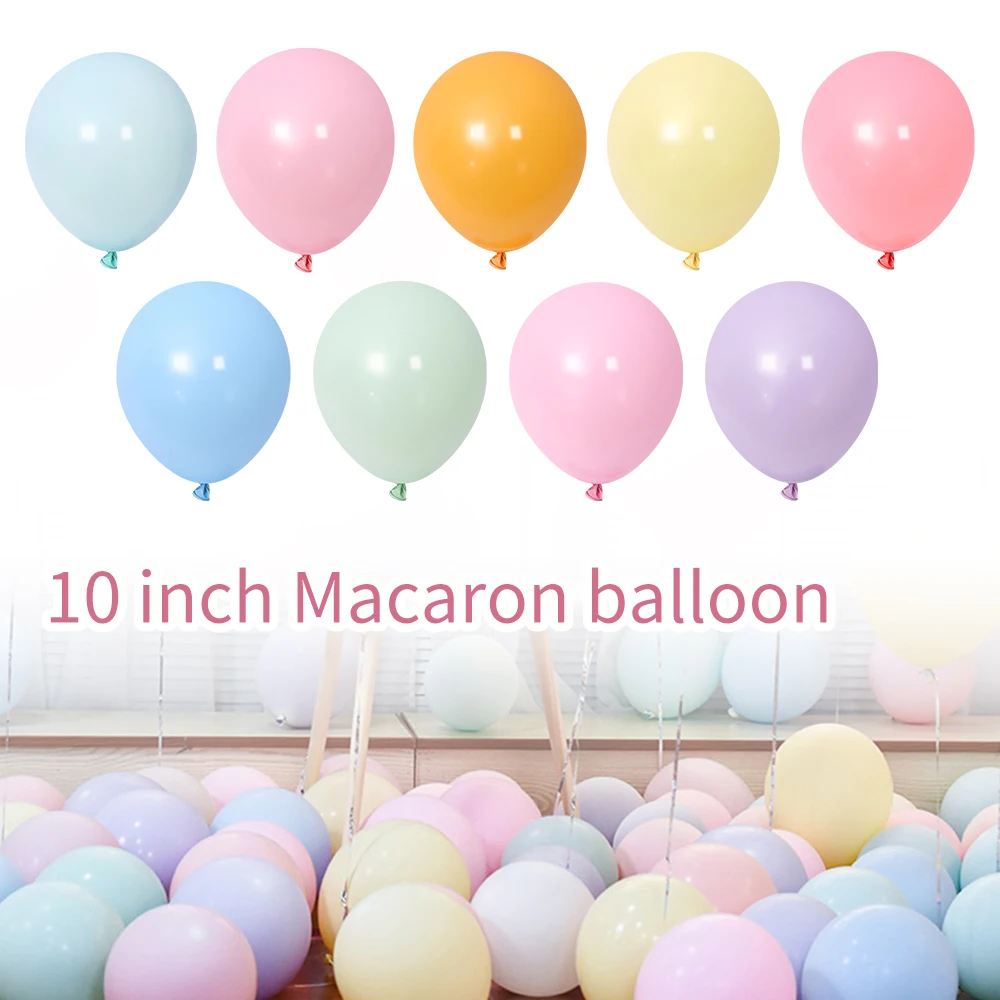 Hoomall 10 шт./пакет дюймов сладкий красочный утолщенный Макарон латексный воздушный