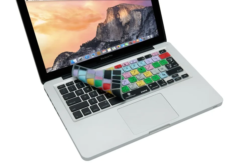 XSKN Adobe Photoshop силиконовый чехол для клавиатуры Macbook Pro Air 13 15 функциональный горячий