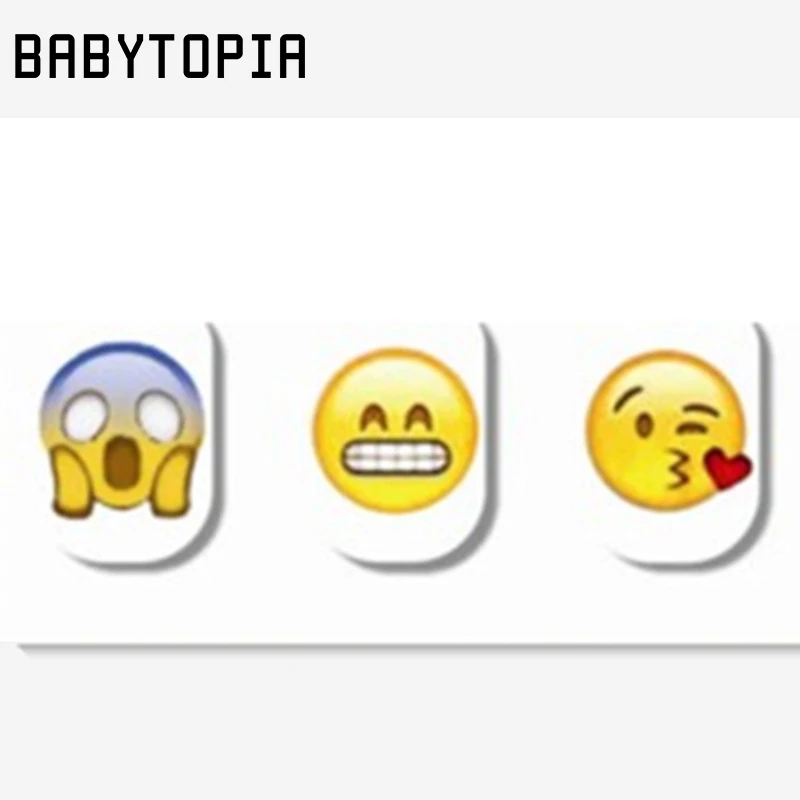 1 шт. Французский маникюр передачи вода ногти наклейки Catoon emoji ногтей Советы