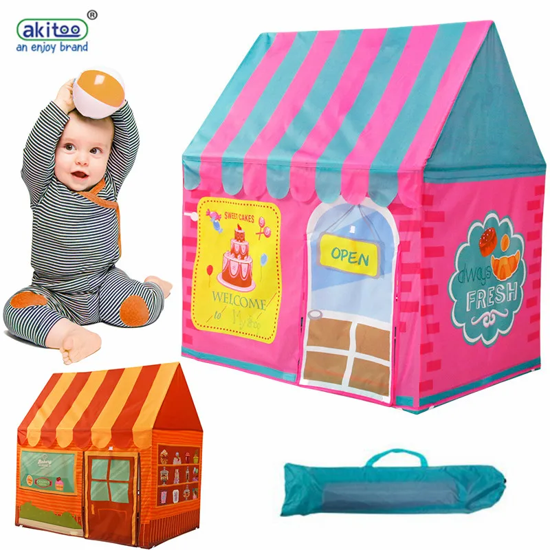 

Игровой домик akitoo, замок, хлеб, сладкая комнатная и уличная игровая палатка, детская палатка, игровой домик для принцессы, палатка для парки ...