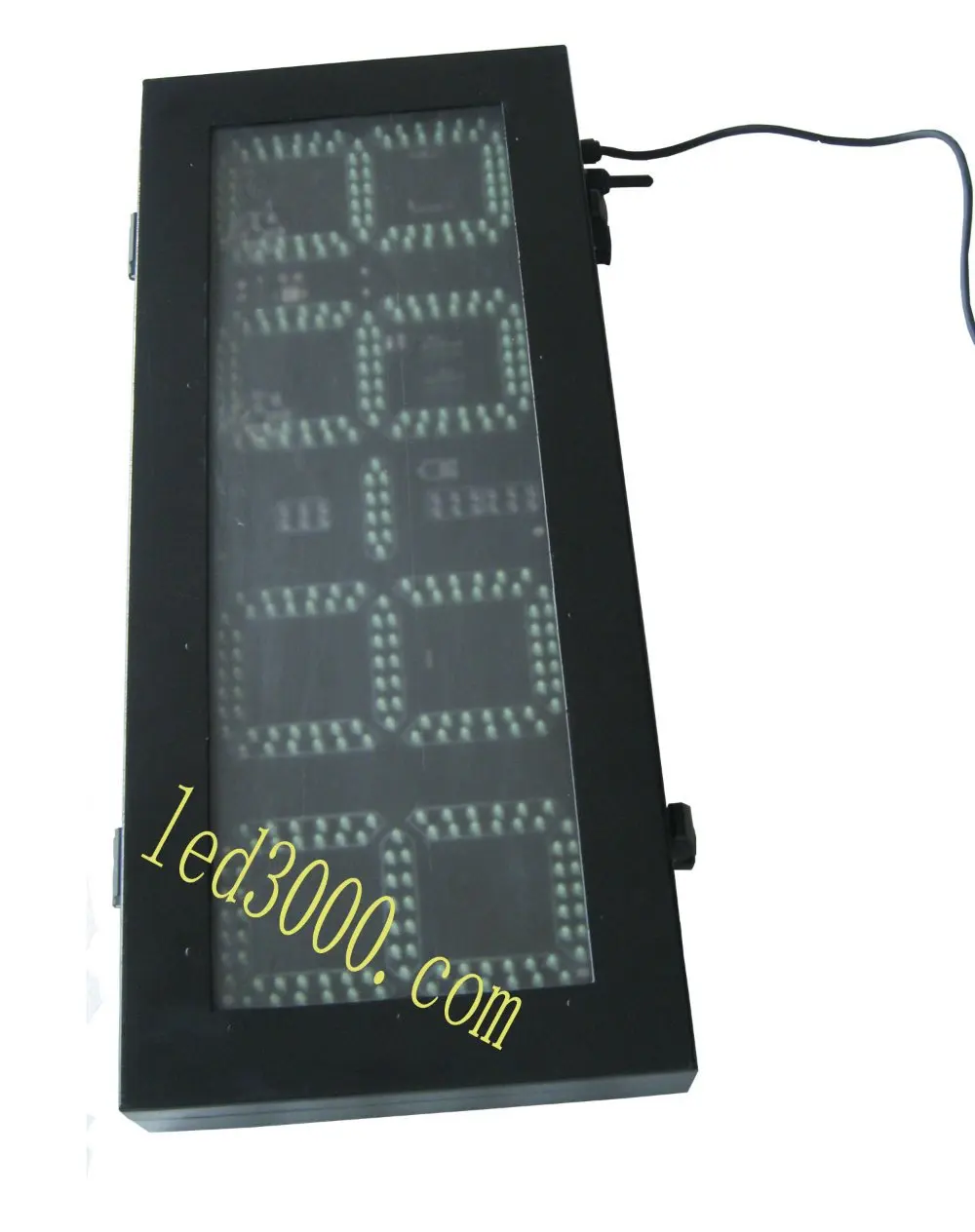 Большие наружные водонепроницаемые 8-дюймовые 4-разрядные часы янтарного цвета