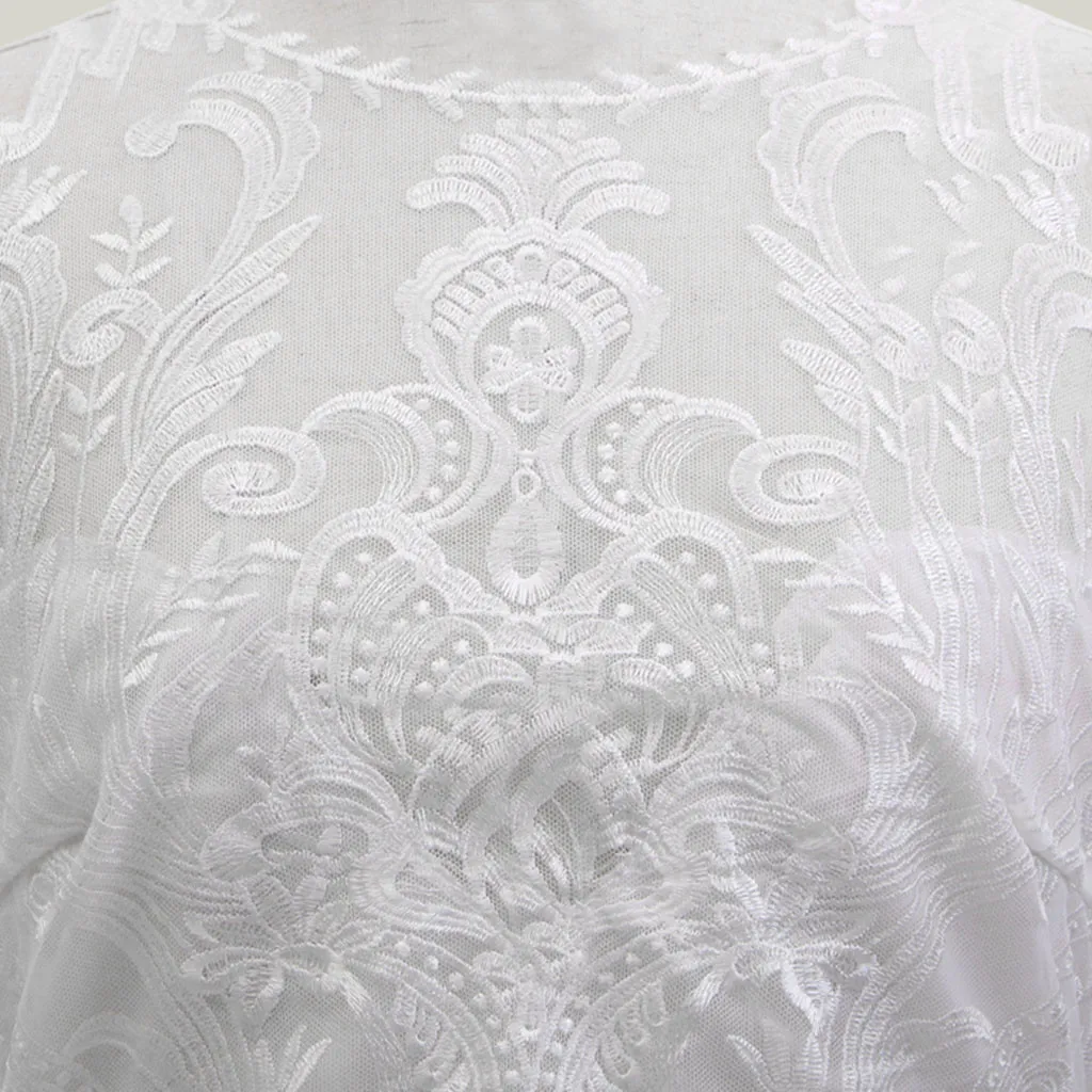 Women Lace Dress Embroidered Mesh Ball Gown Slim Elegant Lady Princess Maxi Dresses Sexy Party Clothes | Женская одежда