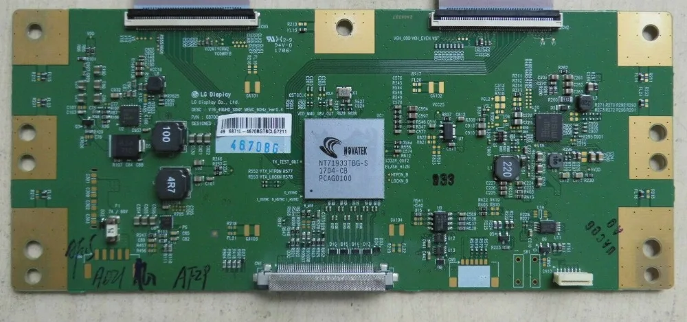 Latumab 6870C 0598A T Con плата для LG V16 _ 49uhd_sony MEMC_60Hz_Ver0.4 TCON логическая плата|ЖК-экраны и