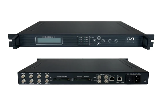 4 в 1 Φ/S2 SPTS CI IRD DVB-S/S2 RF in * ASI + IP/32 out CAM радио и ТВ вещание оборудование | Электроника