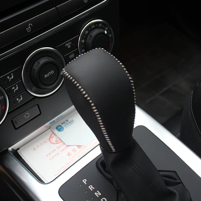 Чехол для ручки переключения передач из натуральной кожи Land Rover Freelander 2 2013 чехол