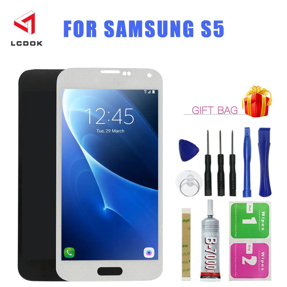 Регулировка яркости ЖК дисплей для samsung Galaxy S5 G900 G900R G900F G900H G900T кодирующий
