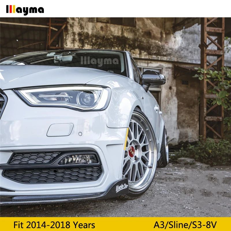 Зеркальное покрытие из углеродного волокна для Audi A3 8 V год A3 Sline S3 Автомобильное зеркало заднего вида колпачок(заменить
