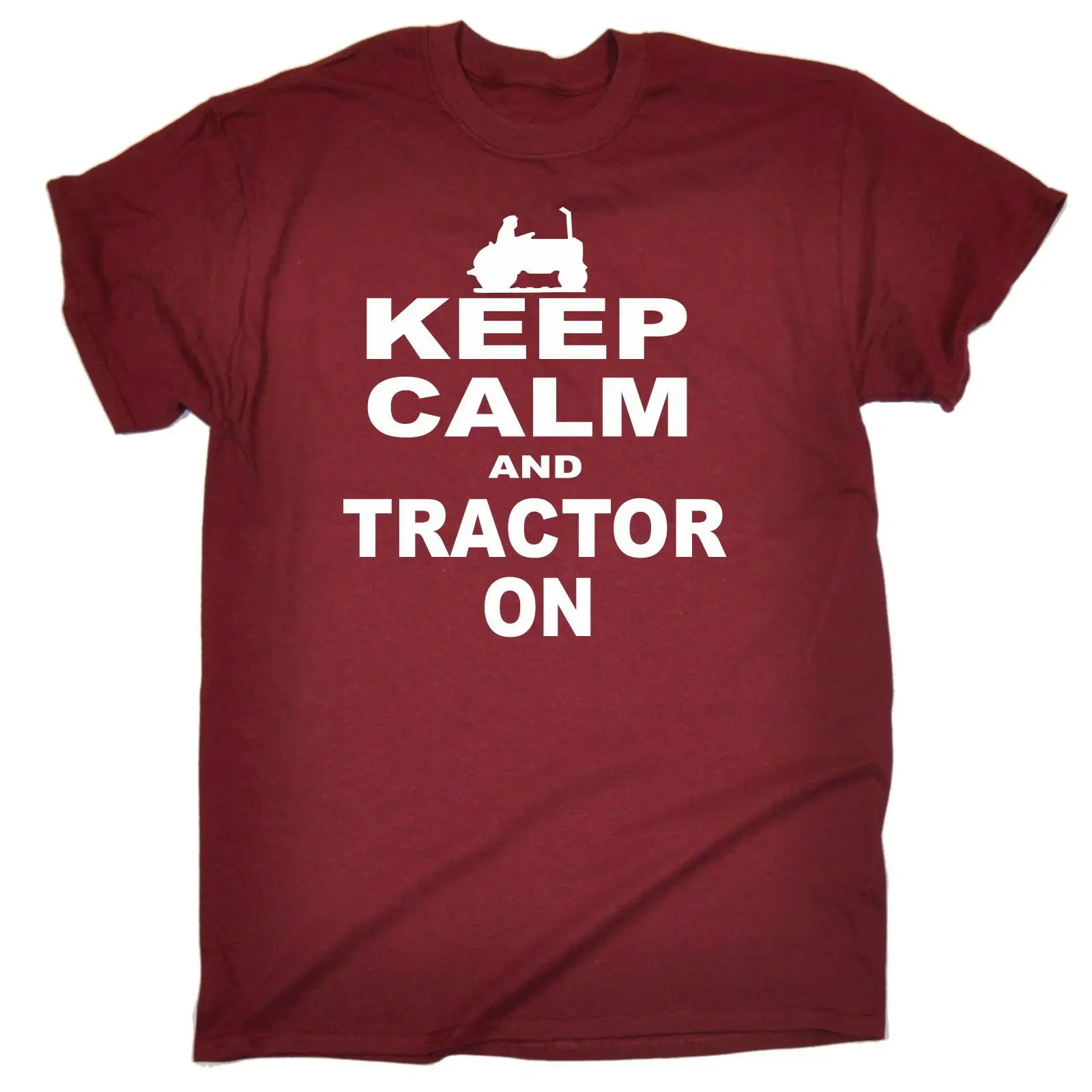 Футболка с надписью Keep Calm And Tractor On Farmer Farming лучший подарок на день рождения