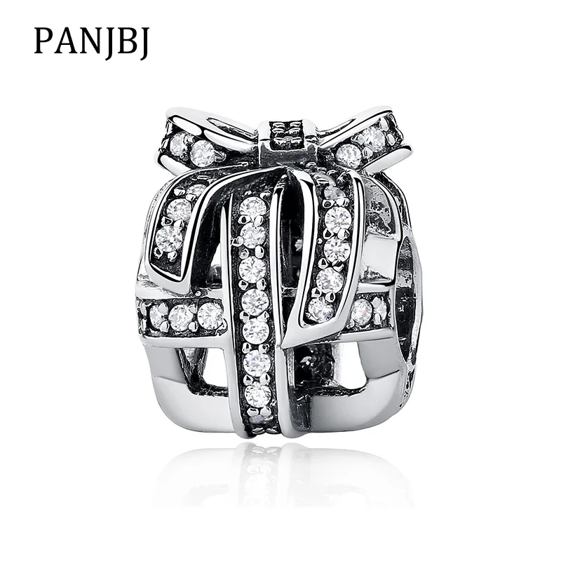 Новинка 100% подвеска Подарочная коробка привязанная лентой прозрачные подвески с