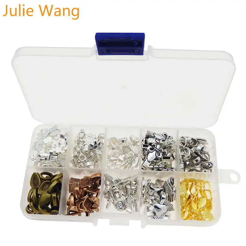 Julie Wang 200 шт./кор. ретро мульти формы клея на бирки залога застежки Подвески