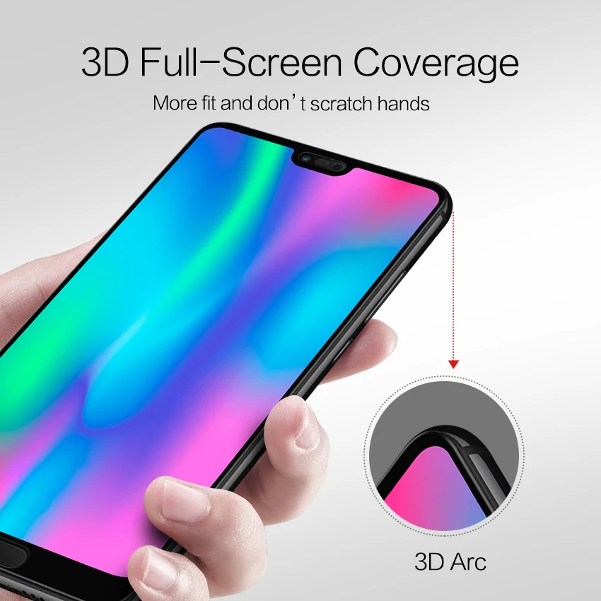 TCICPC стекло для Honor 10 Lite закаленное 3D полное покрытие Защитное huawei V10 View Защитная