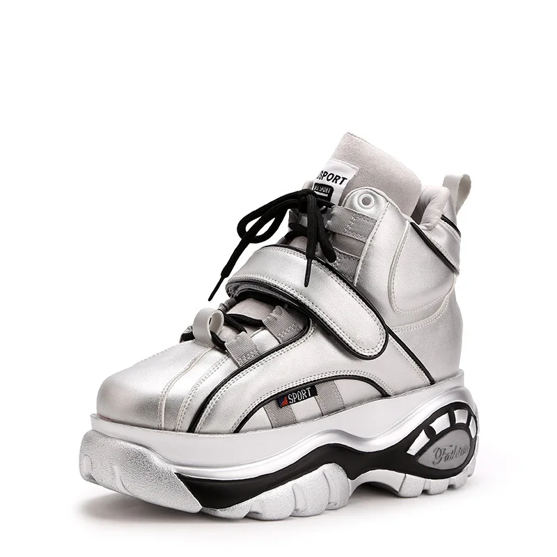 Autumn Winter Platform Women Boots Fashion Lace White High Booties 2023 New Round Head Comfortable Warm Women's Martin Boots