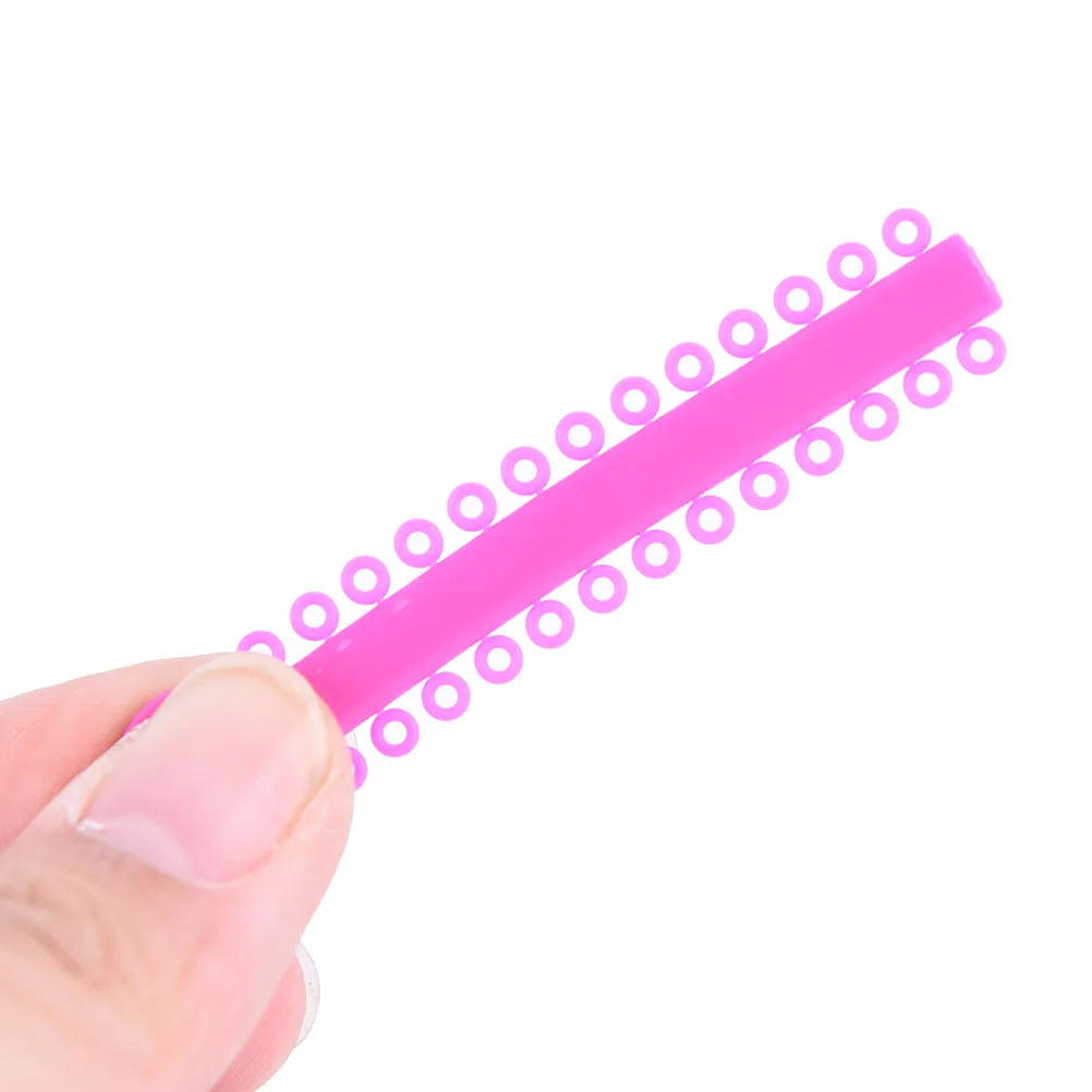 

20Pcs Dental Ligature Ties Orthodontics Elastic Multi Color Rubber Bands For Health Teeth Tool 6x1.2cm