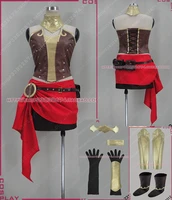 pyrrha nikos customized cosplay costume with gloves and shoe covers 11