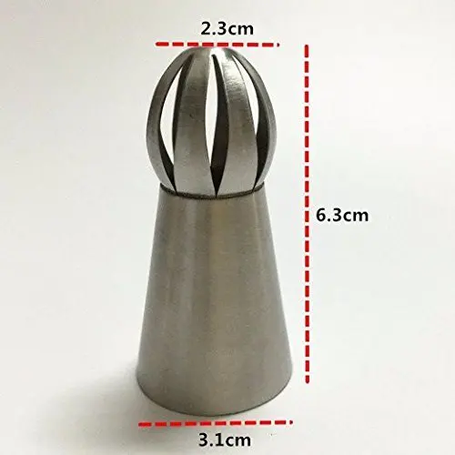 Новинка 2 шт./компл. сферические наконечники для глазировки на русском языке