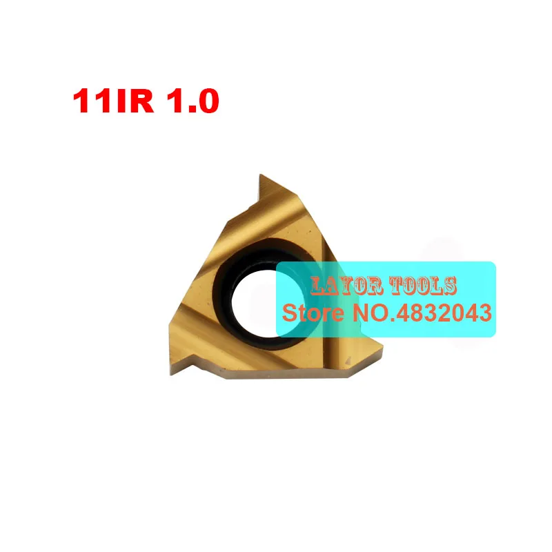 11 IR 1.0ISO твердосплавные резьбовые вставки 60 градусов внешние наконечники Сменные
