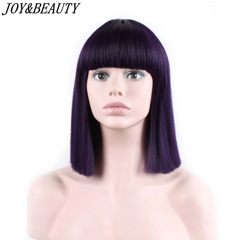 Женский парик из прямых синтетических волос JOY & BEAUTY короткий термостойкий