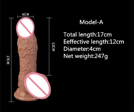 6 Size Skin Feeling Realistic Dildo Super Soft Real Penis with Suction Cup Dick Female Masturbation Adult Sex Toys for Woman | Красота и