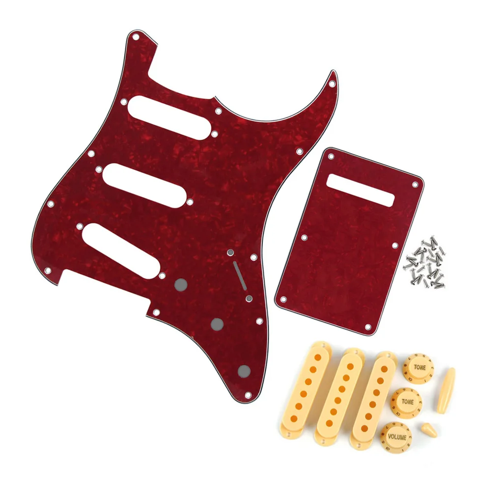 FLEOR стровая Задняя панель для гитары с 48/50/52 мм|back plate|st guitar pickguardguitar pickguard |