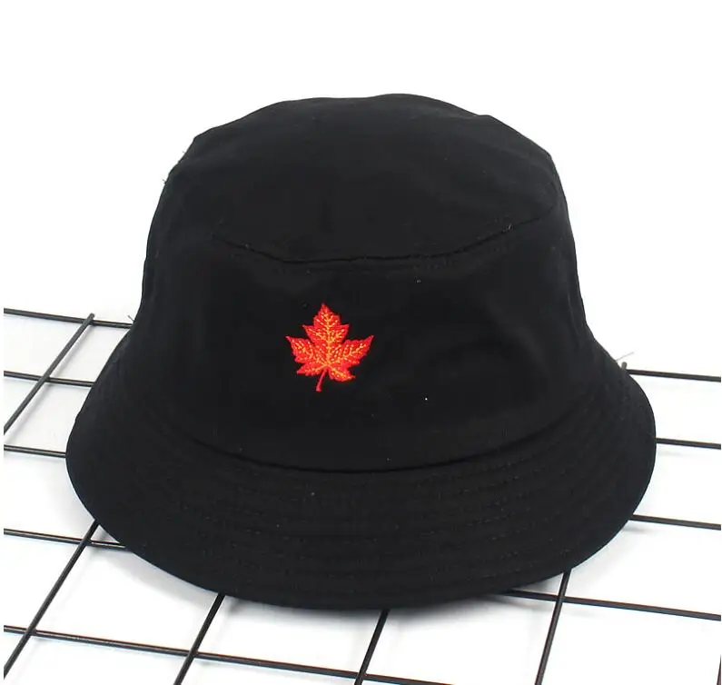 2018 кленовые листья Панама унисекс Bob cap s хип хоп Gorros мужская wo летняя Кепка для
