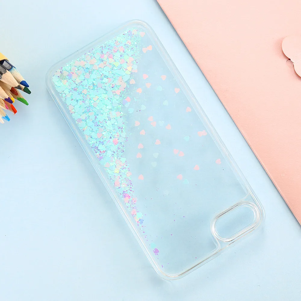 Kisscase зыбучие пески блеск Чехол для iphone 8 Plus жидкий песок чехол iPhone 7 6 S 5S 5 SE жесткий