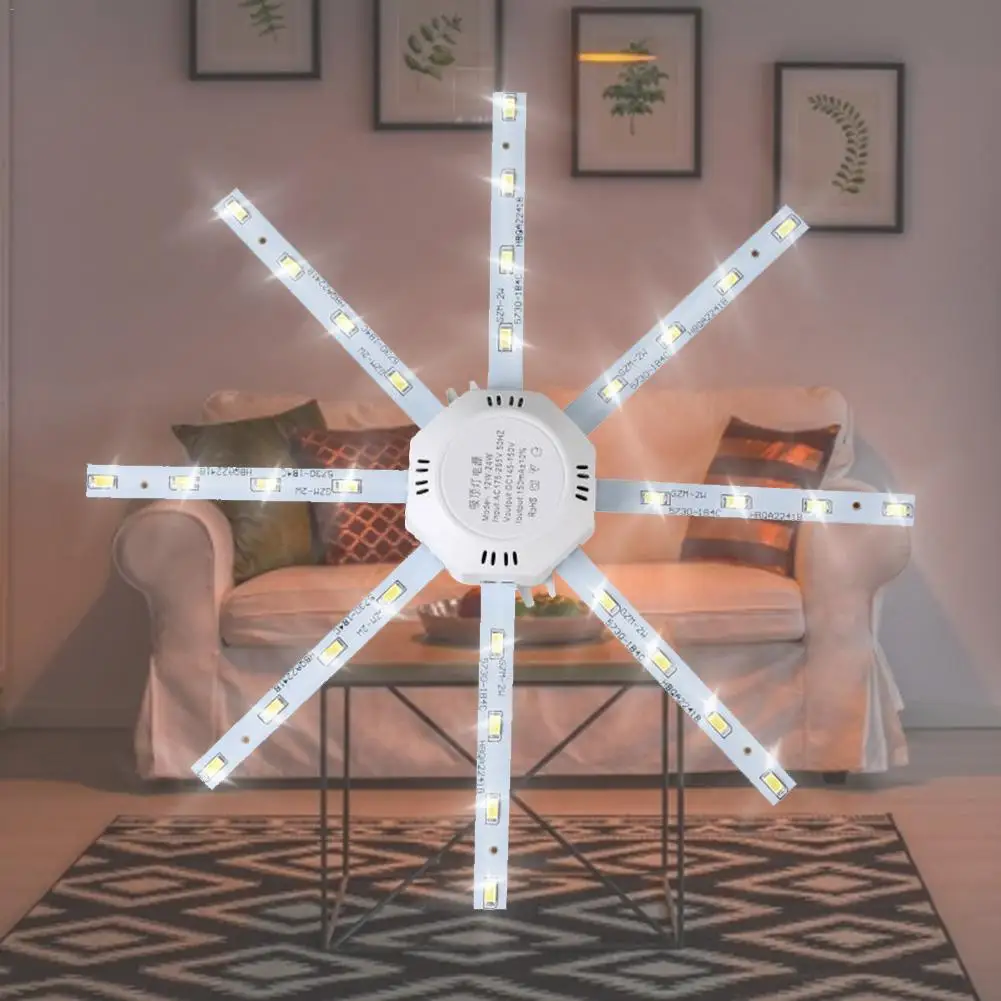 24W/116W LED Ceiling Lamp Octopus Round Light Chandelier Downlight For Home Kitchen Bedroom Kitchen Party Lighting Tool