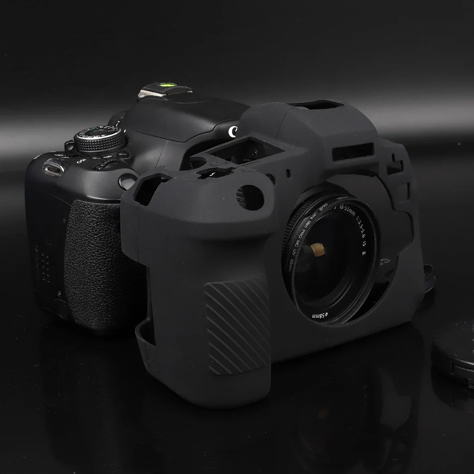 Силиконовый чехол для камеры Canon EOS R M3 M10 M100 6D2 6D 80D 5DSR 5D3 5D4 60D|Сумки