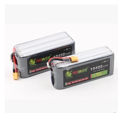 Оригинальный сверхмощный Lipo аккумулятор Lion Power 6S 22 2 в 10400 мАч 25C RC Heilecopter