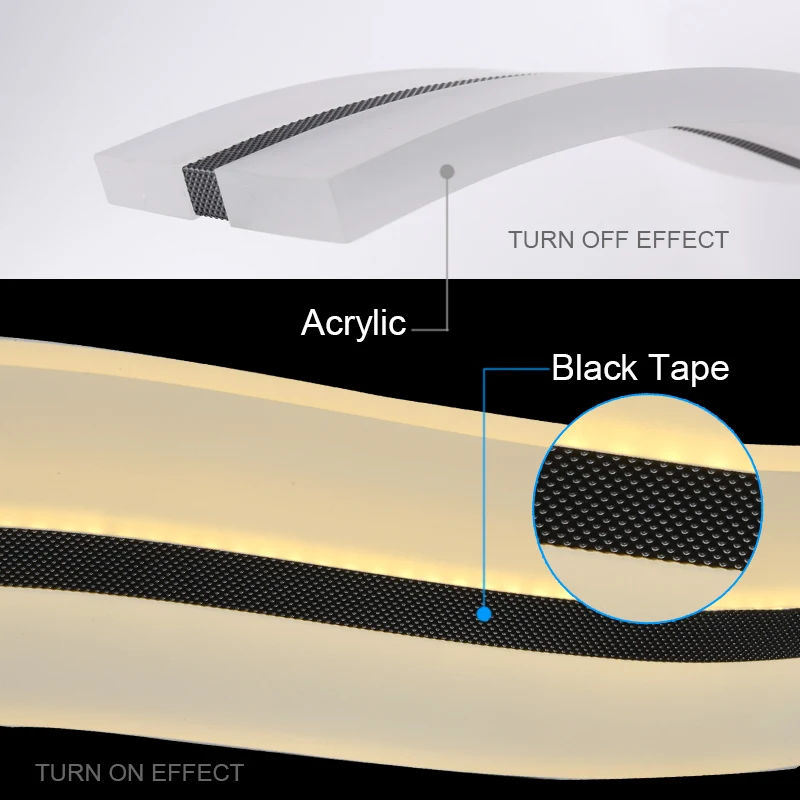 Современные светодиодные люстры белая акриловая люстра светильник для гостиной