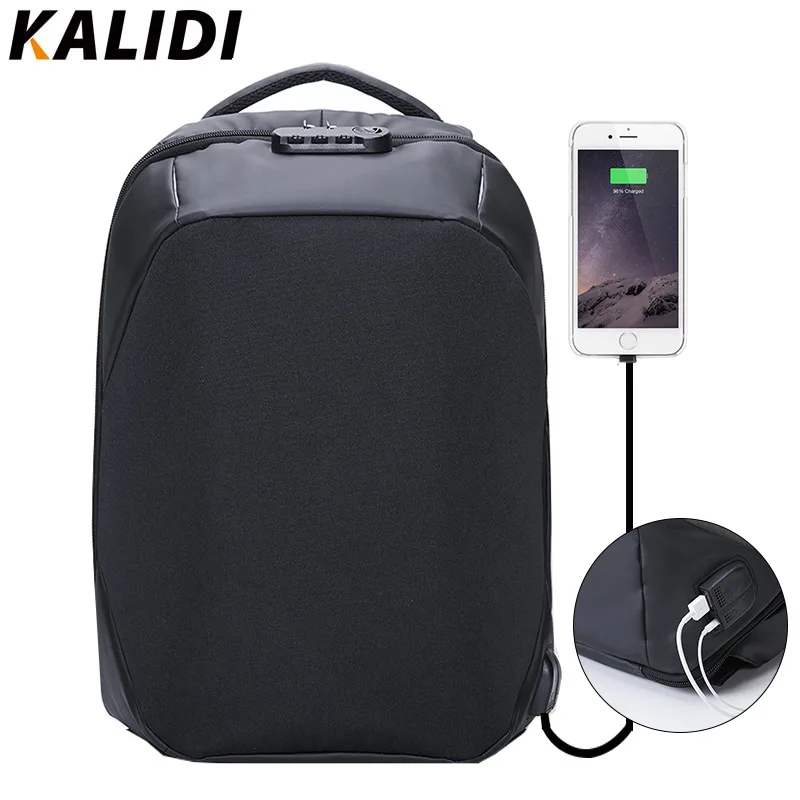 Водонепроницаемая сумка для ноутбука KALIDI 15 дюймов с usb зарядкой Mackbook pro 13 3 6