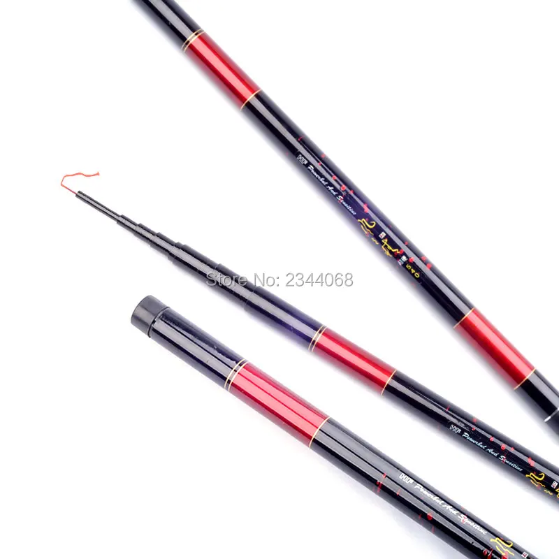 Agepoch 3.6/4.5/5.4/6.3M Fiberglass Fishing Rod Spinning Tackle Winter Feeder Peche Telescopic Carp Pole Gear Stick Fisherman | Спорт и