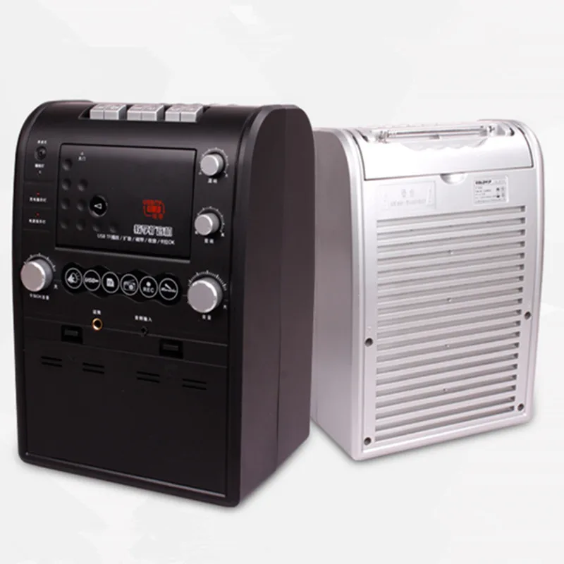 Высокая мощность FM радио рекордер Ленточный привод U диск карта MP3 плеер повторный следование динамик наклоняясь Кара ОК машина стерео МегаФон